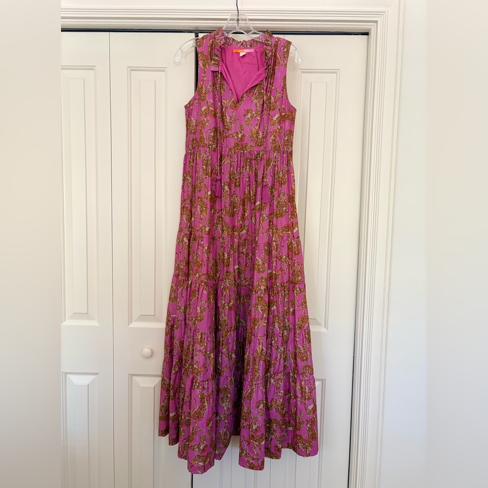 Britton Court Jodi Maxi in pink cheetah print - Picture 4 of 7